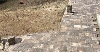 Профессиональная укладка тротуарной плитки на клей в Гусе-Хрустальном в октябре